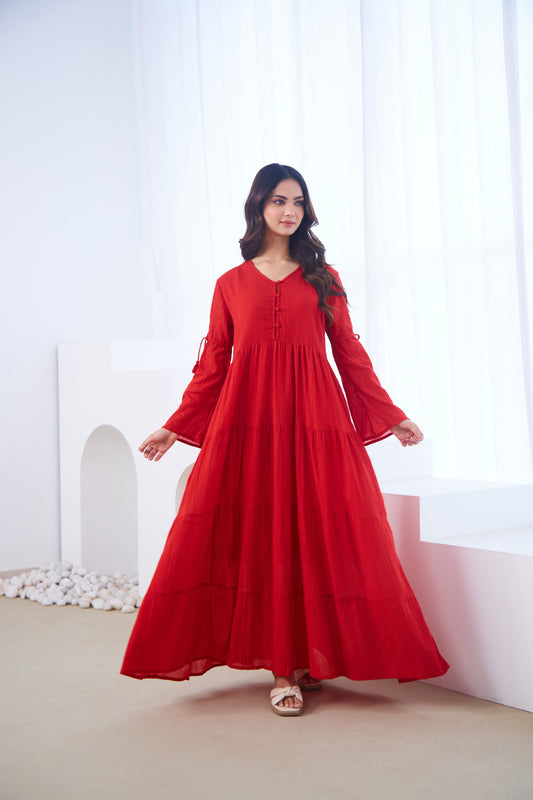 Scarlet Tiered Maxi Dress