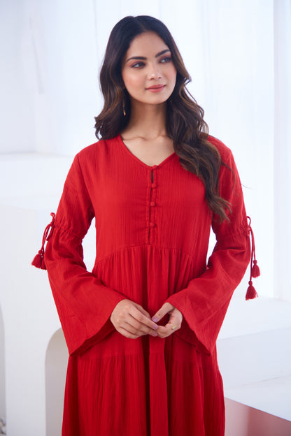 Scarlet Tiered Maxi Dress