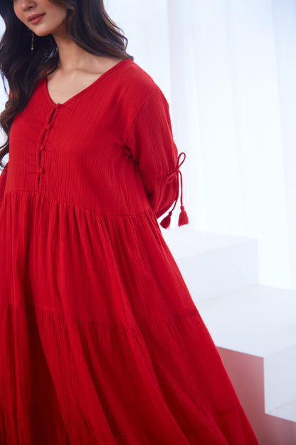 Scarlet Tiered Maxi Dress