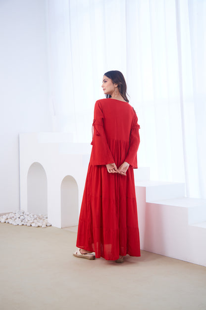Scarlet Tiered Maxi Dress
