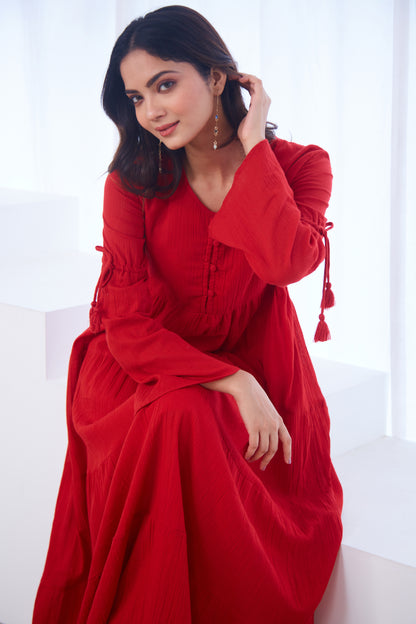 Scarlet Tiered Maxi Dress