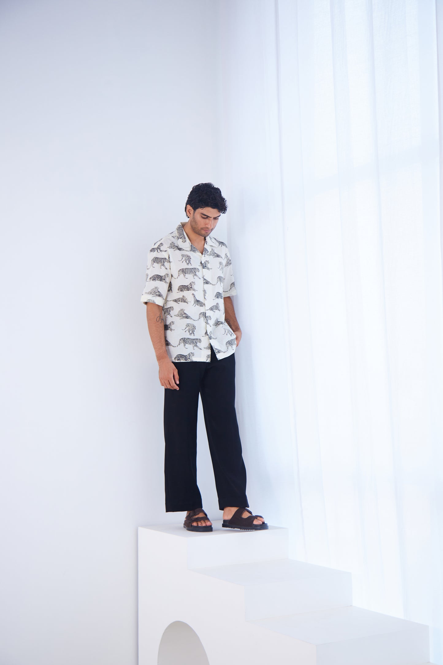 Black Tiger Safari Shirt