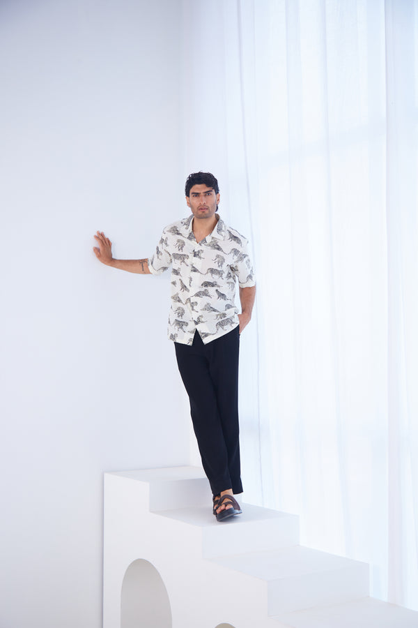 Black Tiger Safari Shirt