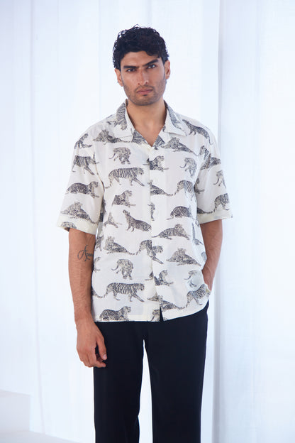 Black Tiger Safari Shirt
