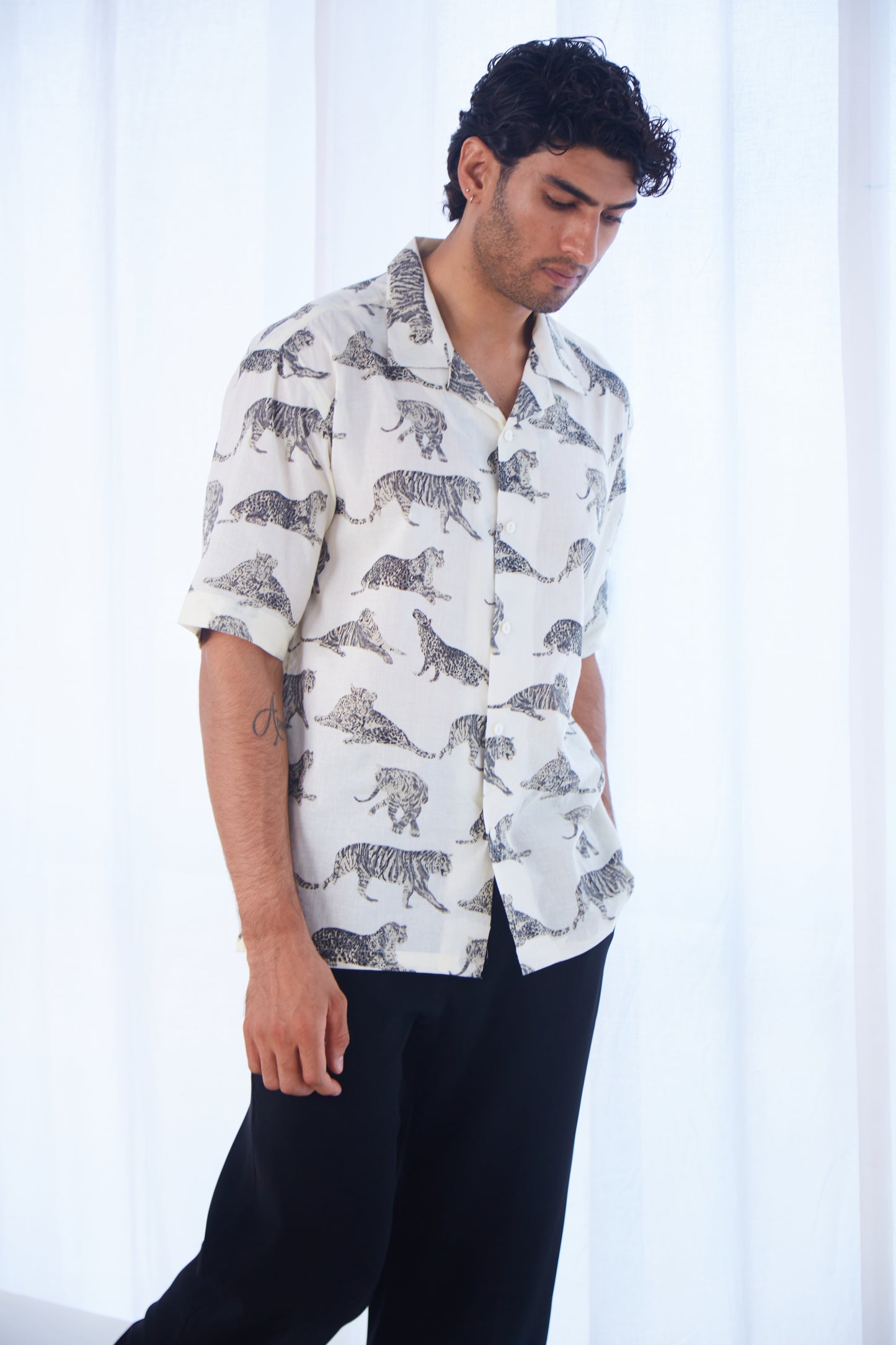 Black Tiger Safari Shirt